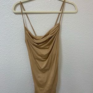 Nude tan going out tank